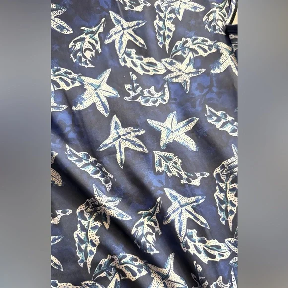 Cabana Life Navy and White Sleeveless Tunic Dress - Picture 4 of 8